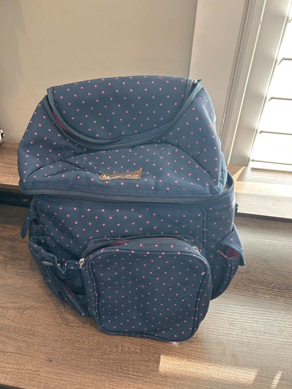 Matilda Jane Diaper Bag Backpack – Polka Dot